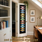 14 Pocket Hanging File Organizer with 14 Nametag Pockets. Black File Storage Pocket Chart for Classroom or Office Use. Perfectly Organizes Assignments, Files, Scrapbooks, and Documents.