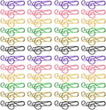 100pcs Metal Paper Clips Creative Music Note Shape Small Office Clips Colorful Document Fasteners Iron Material for School Home Stationery Organization