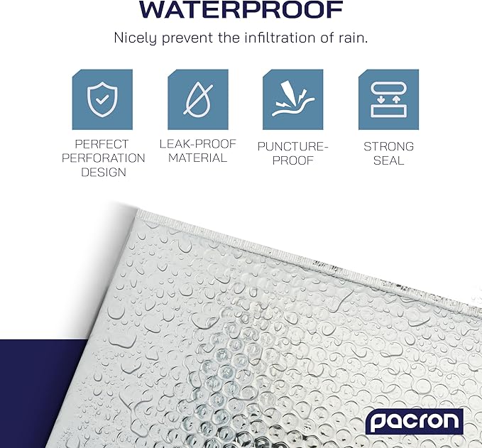 200-Pack Insulated Silver Thermal Bubble Mailers 8 x 11 - Waterproof Metallic Foil Self-Sealing Padded Envelopes for Cold Shipping, Perishables, Food, Cosmetics, Pharmaceuticals