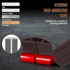 Floor Cord Cover Cavity 0.8"x0.37" Self Adhesive Cord Hider, 10FT Low Profile Cable Management, Extension Strip Protector for Wires, Prevent Cable Trips for Offices, Gyms, Exhibitions（Black Wood）
