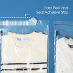 Spartan Industrial - 18” X 24” (200 Count) Self Seal Clear Poly Bags with Suffocation Warning for Packaging, Clothes - Resealable Glue