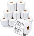 Aegis Adhesives - 3” X 1.5” Direct Thermal Labels for Shipping & Postage, Perforated & Compatible with Rollo, Zebra, & Other Desktop Label Printers (10 Rolls, 900/Roll)