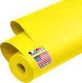 USA Made 48" x 1200" Yellow Kraft Paper Roll, 45 lbs Thickness, American Quality Colored Kraft Paper for School, Poster Arts, Crafts, Bulletin Board - Odorless, Non-Toxic, Safe for Kids