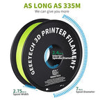 Geeetech 1.75mm PLA 3D Printer Filament, 1kg Spool (2.2lbs), Upgrade Tidy Winding Tangle-Free, Dimensional Accuracy +/- 0.03mm, Apple Green