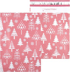 Inspired Mailers - Christmas Poly Mailers 10x13-100 Pack - Christmas Trees (Rose Gold) - Package Bags - 10x13 Holiday Mailers - Holiday Shipping Bags - Polybags for Shipping