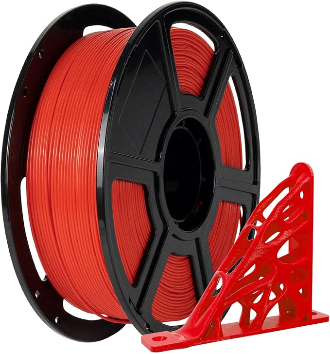 FLASHFORGE PETG Pro Filament 1.75mm Red, 3D Printer Filament 1kg (2.2lbs) Spool, Dimensional Accuracy +/- 0.02mm, 3D Printing Filament for Various Mechanical Parts, Waterproof Parts