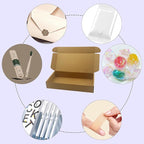 12x6x2 inches Shipping Boxes Bulk 25 Pack Brown, Corrugated Cardboard Box, Mailer Boxes for E-commerce Packaging and Holidays Gift, Small Giving Boxes for Wrapping Mailing Present