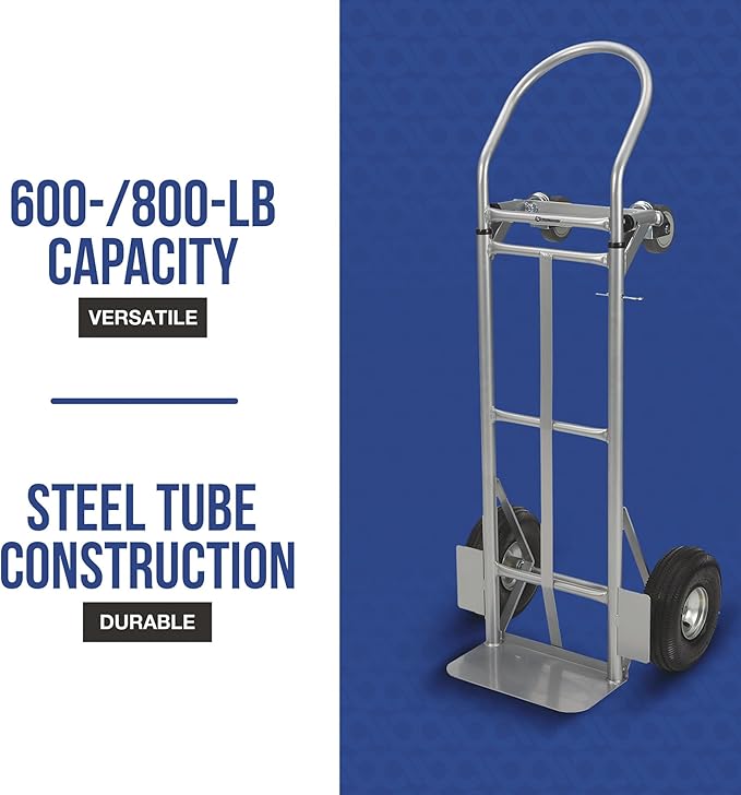 Strongway Hand Truck/Platform Truck - 600-Lb./800-Lb. Capacity