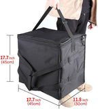 Insulated Heated Delivery Bag with Handle - Portable Microwave Food Warmer, Collapsable Grocery Boxes - Picnic Lunch Pizza Container for Food Transport