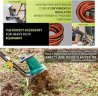 Go Green Power Inc. (GG-14025) 12/3 SJTW Outdoor Extension Cord, Lighted End, 25 ft
