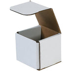 Box USA BM333 3"L x 3"W x 3"H, White (Pack of 50)