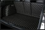 Custom Fit Pet Dog Cover Trunk Cargo Liner Floor Mats for Mercedes G Wagon W463 G350 G500 G55 G63 2007-2018 All Weather Cargo Mat Full Coverage Black w/Gold Stitching
