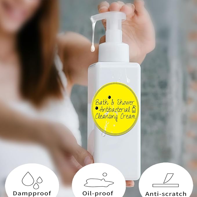 2 Inch Yellow Round Thermal Labels,600 Labels/Roll,Self-Adhesive Circle Inventory Stickers, Multi-Purpose Round Roll Thermal Printing Stickers for Business and Domestic Use