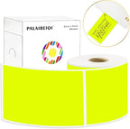 3x5 Inch Thermal Label Stickers,300Pcs Waterproof Rectangle Labels for Storage Bins,Moving Boxes,Address & Inventory Organization,Small Business Labeling,Fluorescent Yellow
