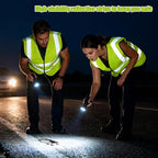 BeautyWill Custom Safety Vest Customized Logo Class 2 High Visibility Reflective Vest with Pockets Construction workwear