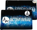 Activewrap Reusable Ice Packs for Injuries - Hot and Cold Gel Compress for Injury Recovery and Pain Relief, Soft, Flexible, Leakproof Pad for Back, Knee, Hip, & Shoulder - Small (4.5X 6.5 inches)