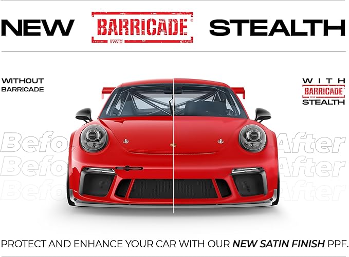 VViViD Barricade Premium 8 Year Stealth Satin Clear Paint Protection Film (30" x 96")