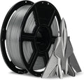 FLASHFORGE Rapid PETG Filament 1.75mm Metallic Silver, Max 600mm/s High Speed Printing, 3D Printer Filament 1kg Spool, Dimensional Accuracy +/- 0.02mm, Fits Most 3D Printers