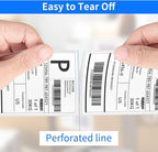 Thermal Shipping Labels, 4"x6" Direct Thermal Labels, FungLam Mailing Postage Shipping Label Compatible with Zebra, Munbyn, Rollo and Polono Printers,450 Labels/Roll, 8 Rolls.