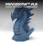 Panchroma PLA Stone Blue 3D Printer Filament, 1.75mm, 1kg Spool, Easy to Print, High Speed Printing, Tangle Free, AMS Compatible, Perfect for Toys, Decor, Miniatures, Models & Cosplay
