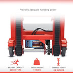 Electric Stair Climbing Hand Trucks Dolly Cart, 900lb Capacity Heavy Duty Stair Climber with Ropes, Carry Heavy Objects Up and Down Stairs Effortless for Furniture Logistics Warehouse