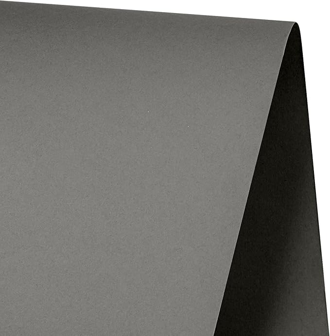 RUSPEPA Dark Gray Kraft Paper Roll - 12 inches x 100 feet - Natural Recyclable Paper Perfect for Crafts, Art, Small Wrapping, Packing, Postal, Shipping, Dunnage & Parcel