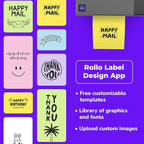 Rollo USB Shipping Label Printer - Commercial Grade 4x6 Thermal Label Printer for Shipping Packages - High Speed Custom Sticker Label Maker for Small Business - Supports Windows & Mac