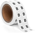 1000pcs Letter B Stickers, 0.5" Letter Sticker Dot Labels for Organization, Inventory, 1000/roll