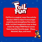 Skillmatics Foil Fun - PAW Patrol, Mess-Free Art & Craft Kits for Kids, DIY Creative Activity, Travel Toys, Christmas Gifts for Fans of Chase, Marshall, Skye, Girls, Boys, Ages 4, 5, 6, 7, 8 and Up