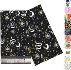6x9 Poly Mailers – Celestial Magic – Waterproof, Tear-Resistant Shipping Bags with Adhesive Seal – 200 Pack – Package Mint