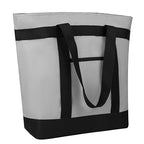 Insulated Reusable Tote Bag for Grocery Shopping for Women/Men, Pizza/Food Delivery Bag to Keep Food Cold/Hot for Uber Eats/Doordash/Grubub, Cooler Bags for Travel/Beach/Picnic, Cooler Bag,Grey