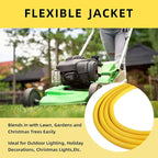 EP 12 Ft Outdoor Extension Cord, 12/3 SJTW Heavy Duty Extension Cable with 3 Prong Grounded Plug, 15 AMP Power Cord for Lawn, Garden, Appliances, Yellow