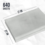 Bryco Goods Packing Paper Sheets for Moving | 640 Sheets | 27" x 17" | 20lb | Made in USA | Newsprint Paper | Must Have in Your Moving Supplies