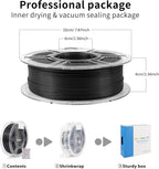 iSANMATE ASA Filament 1.75mm Bundle 2KG (4.4lbs), UV & Weather Resistant 3D Printer Filament Perfect for Outdoor Functional Parts, Black+Black