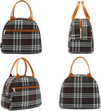 FlowFly Insulated Lunch Cooler Bag - Tote Bag Organizer for Women/Men, W&B
