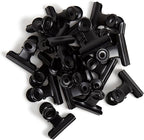 U Brands Black Bulldog Clips, Office Organization Supplies, 1.25”, 20 Count