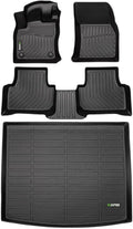 HAFIDI® Floor Mats & Cargo Liner Set Fit for 2022 2023 2024 2025 2026 Volkswagen Taos AWD All Weather Protection TPE Anti-Slip Car Full Set Floor Liners Custom VW Taos Accessories - Black