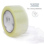 Clear Packing Tape, 36 Rolls Heavy Duty Packaging Tape for Shipping Packaging Moving Sealing, Thicker Clear Packing Tape, 1.88 inches Wide, 110 Yards Per Roll, 3960 Total Yards