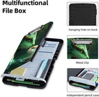 Clipboard with Storage Box & Pen Holder,Heavy Duty Clip Boards 8.5x11 for Nursing,High Capacity,School & Office Supplies,Dragon Otter Water