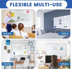 Dry Erase Board Magnetic Whiteboard 48"x 36" White Board Wall Mounted Aluminum Frame Hanging Whiteboard for Home, School, Office, Kitchen