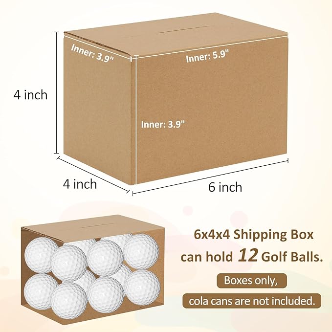 Eupako 6x4x4-Small-Shipping-Boxes-30-Pack-Brown-Corrugated-Box-Mailers, Cardboard Boxes for Packaging Small Business, Mailing