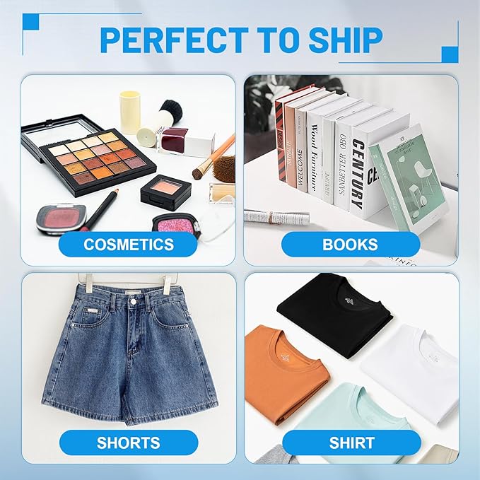 1200 Pcs Poly Mailers Shipping Bags 10x13 Inch Packaging Clothes Polymailers Envelopes Mailing Package Self Seal Shipping Envelopes Waterproof Poly Bags Small Business Supplies Package White