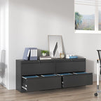 Lateral File Cabinets 2 Drawer,Metal Lateral Filing Cabinet for Home Office,Wide Steel Storage Cabinet Commercial Drawer for Legal/Letter/A4 Size Files Assembly Required