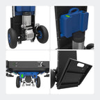 550lbs Heavy Duty Stair Climbing Hand Trucks Electric Dolly with Back Board (XSTO ZW4250)