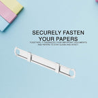OLYMPX 500 Pcs of Prong Paper Fastener Compressors for Standard 2-Hole Punch, Works with 1 Inch - 3.5 Inch Capacity, 2.75 Inch Center for Paper Fastener Prong Bases, Bulk-Packed