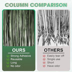 3 Pack 3.3 x 8.2 ft Matte Green Foil Fringe Backdrop Curtains, Tinsel Streamers Party Decorations, Fringe Backdrop, Door Shimmer for Graduation, Birthday Party