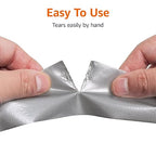 Amazon Basics Heavy-Duty Duct Tape, 1.88-inch by 30-yard, Silver, 3-Pack, Great for General-Purpose Use, Home repairing, DIY work, Auto repair & Outdoor activities