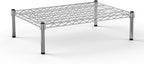 21''W x 30''L x 8''H Chrome Plated Wire Dunnage Rack | Off The Floor Storage