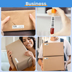 Compatible Address Labels Replacement for Brother DK-11204/DK-1204(0.66" X2.1”) Die-Cut All Purpose Shipping Barcode Label Use with Brother QL Label Printers 12 Rolls 4800 PCS