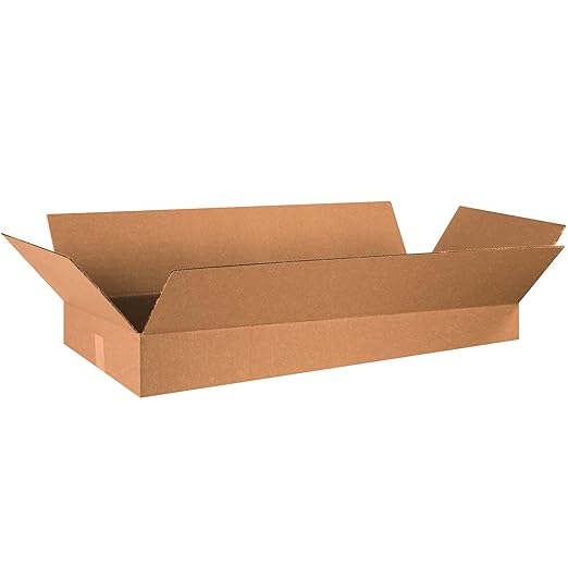 TAPE LOGIC 36x16x5 Flat Corrugated Boxes, Flat, 36L x 16W x 5H, Pack of 15 | Shipping, Packaging, Moving, Storage Box for Home or Business, Strong Wholesale Bulk Boxes